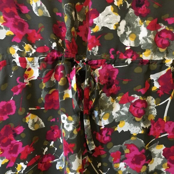 RACHEL Rachel Roy Spring Pintuck Floral Tunic Dress - Picture 10 of 16